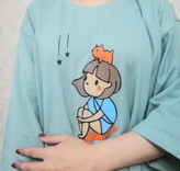 خریدآنلاین تیشرت لانگ فانتزی زنانه