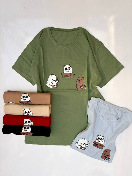 خریدآنلاین تیشرت نرمال زنانه