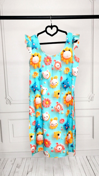 خریدآنلاین سارافن چین دار عروسکی