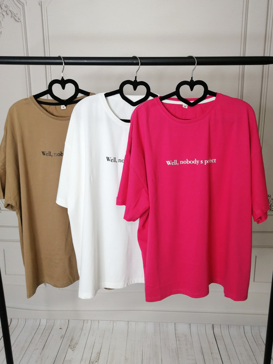 خریدآنلاین تیشرت باکسی نخ پنبه