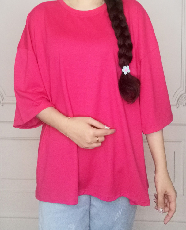 خریدآنلاین تیشرت باکسی ساده