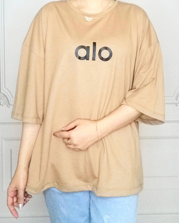 تیشرت باکسی مارک الو