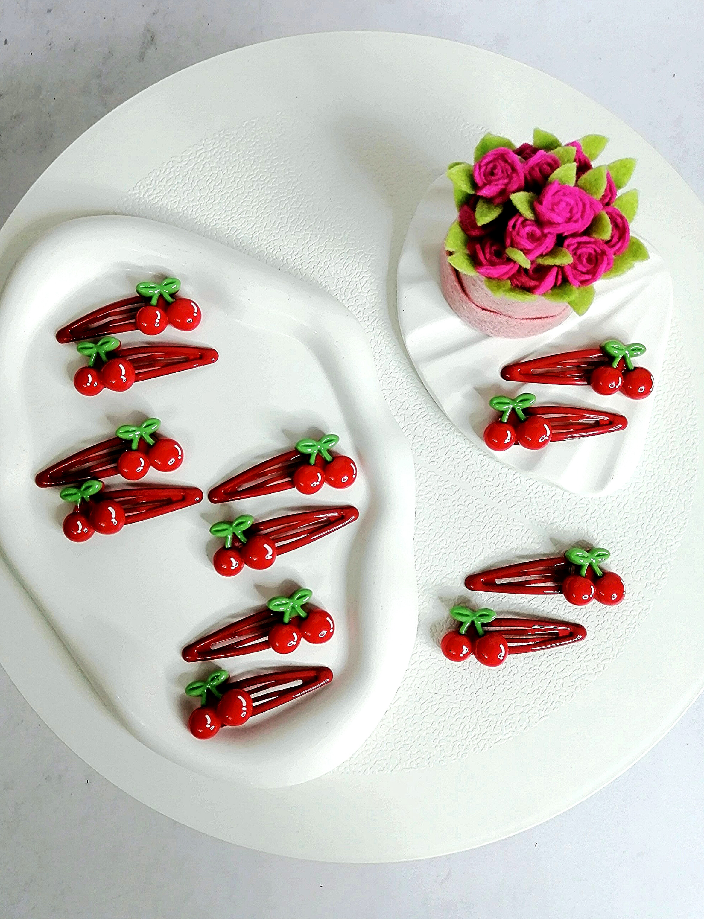 پک2عددی گیره تق تقی گیلاسی وارداتی
