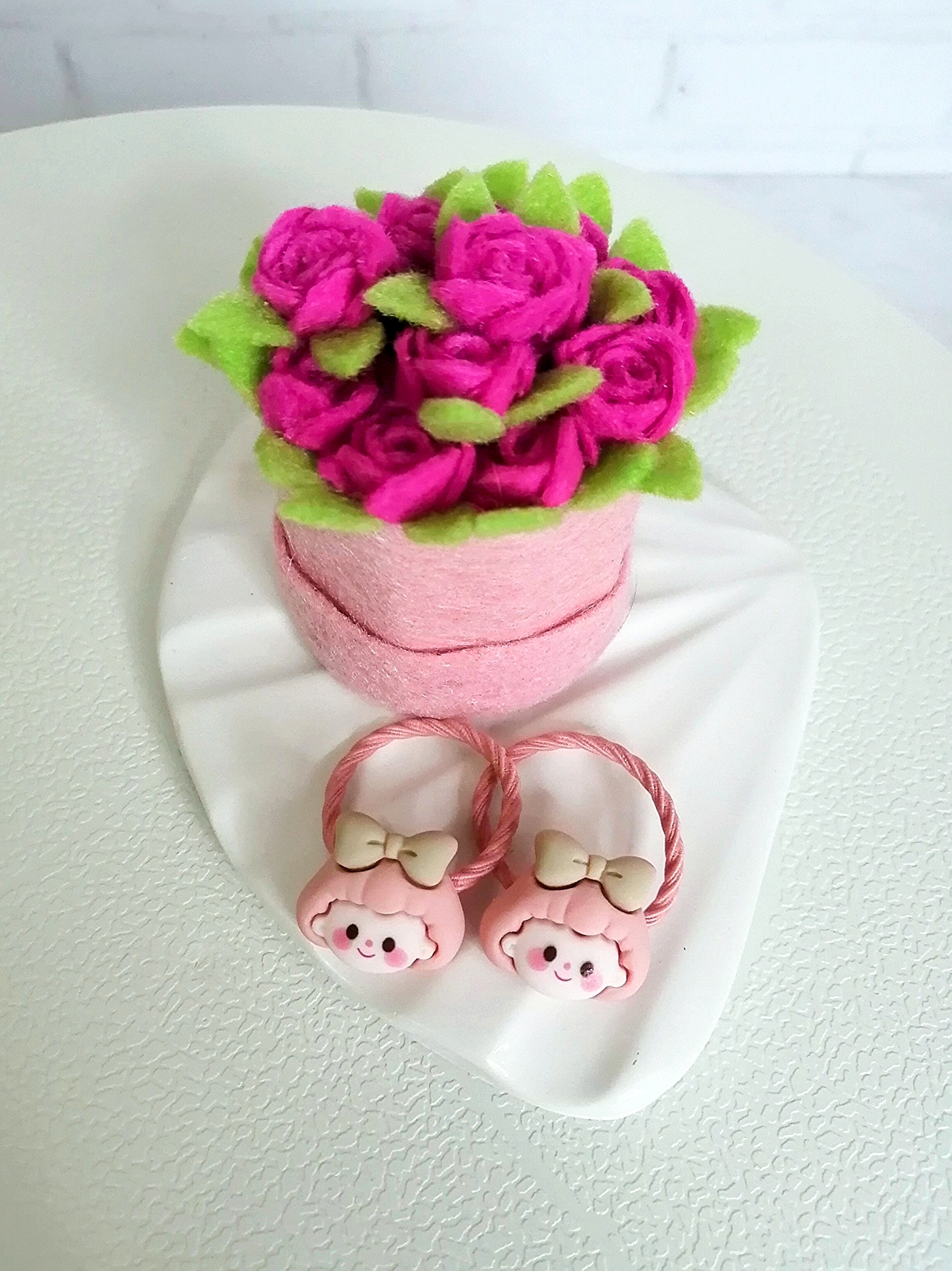 کش مو عروسکی وارداتی(پک۲عددی)