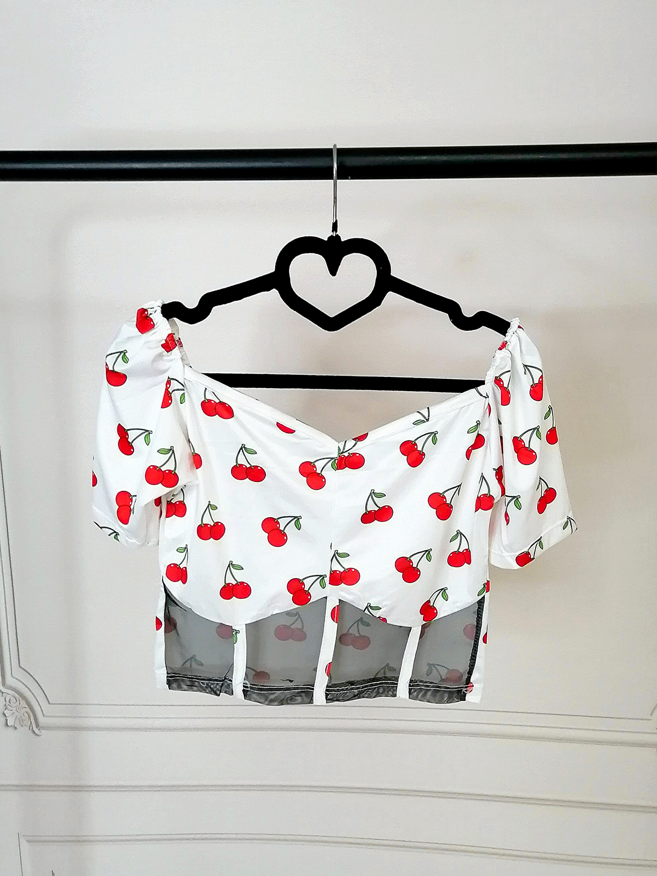 خریدآنلاین کراپ فانتزی توردار زنانه