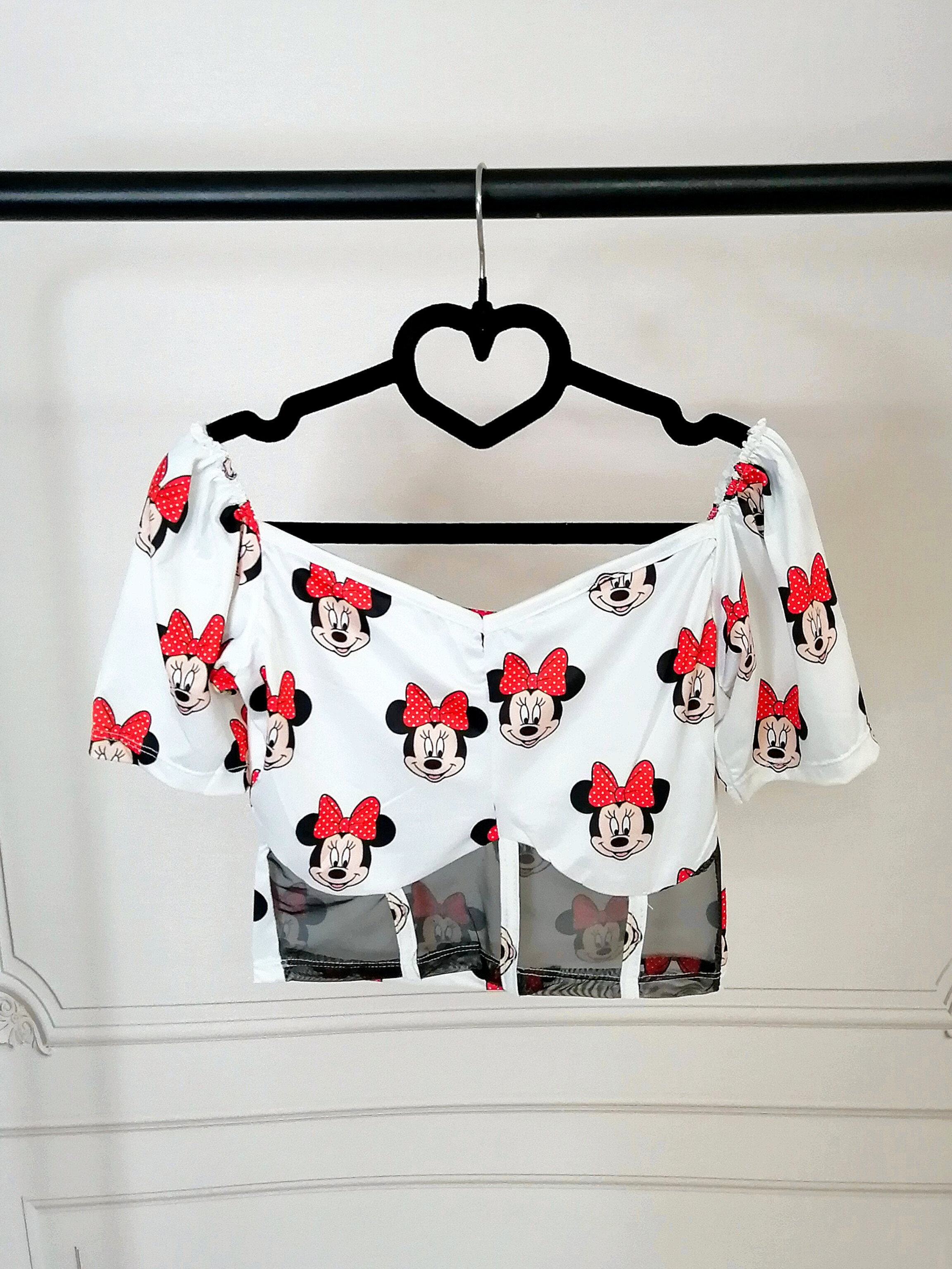 خریدآنلاین کراپ فانتزی توردار زنانه