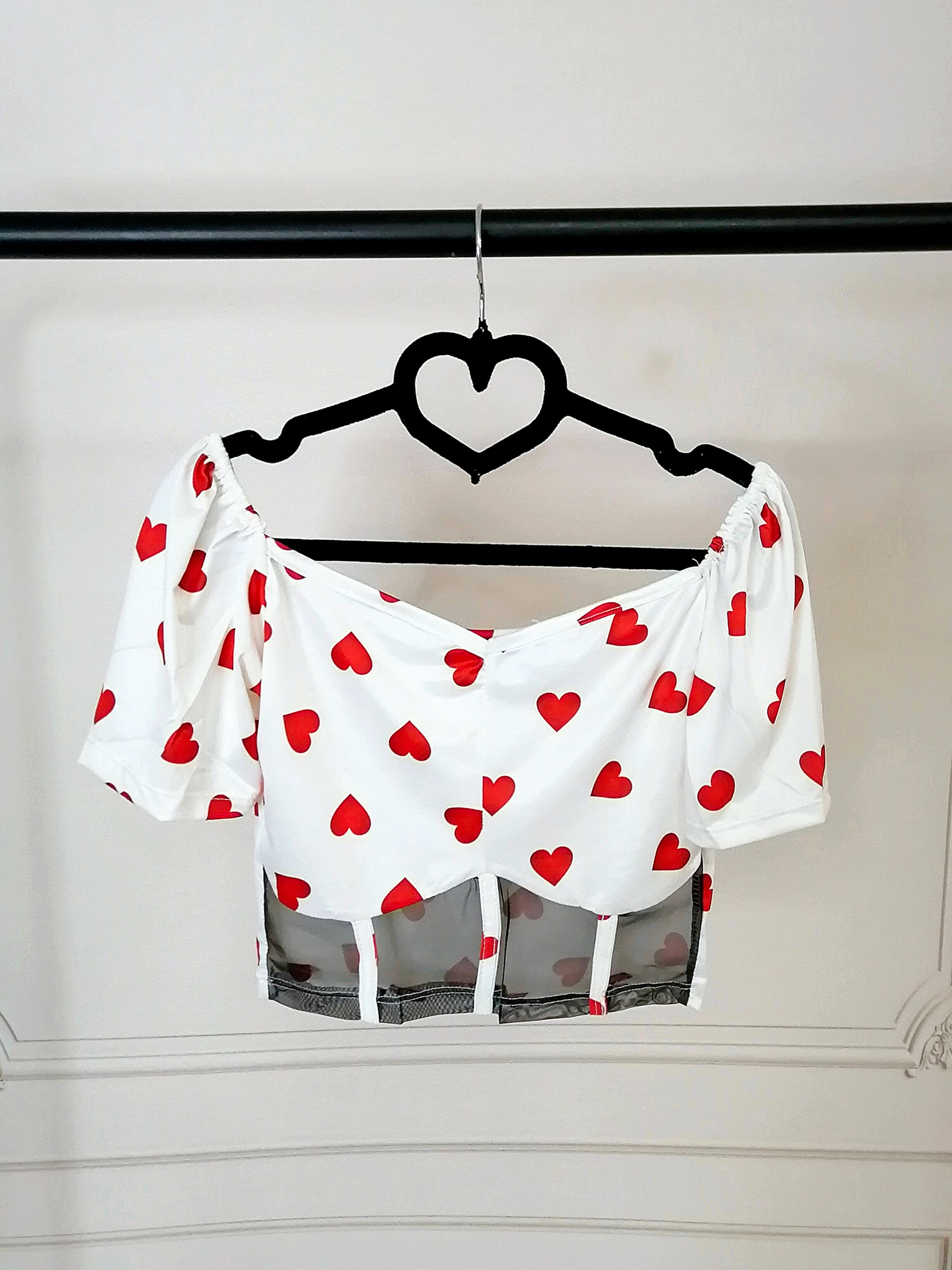 خریدآنلاین کراپ فانتزی توردار زنانه